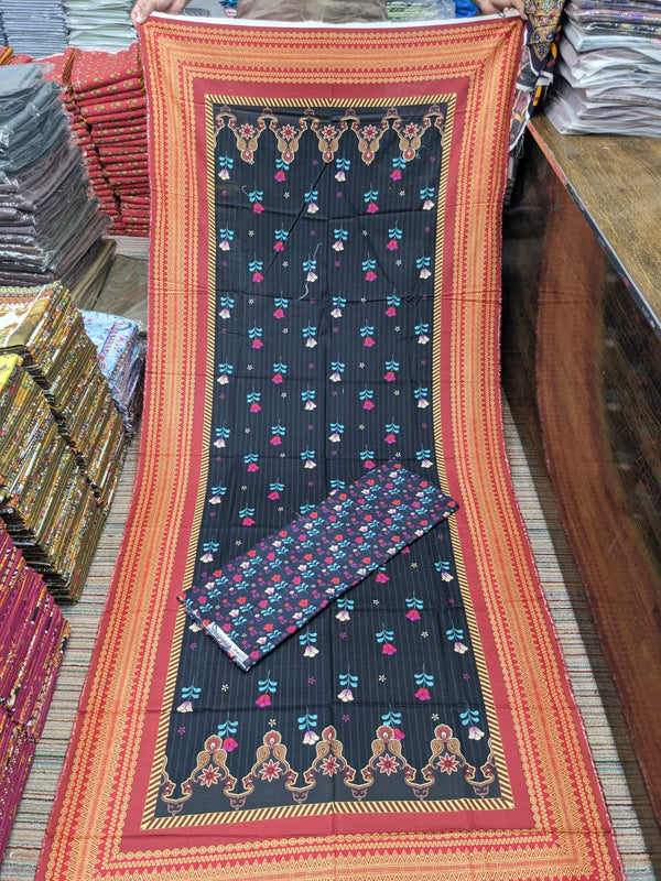 3pc Ambassador export Quality Branded Slub linen Price of 4 Dress ( 1 Set )