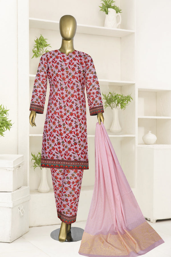 3PC Allover luxury Lawn Price of 6 Dress (1 Set)