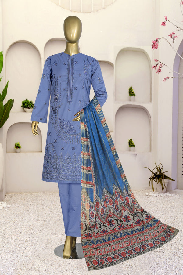 Luxury Embroidered 3Pc Lawn Collection