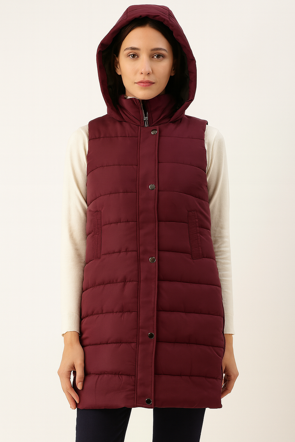 Ladies' Sleeveless Jackets Export Quality Price of 5 Jackets ( 1 Set )