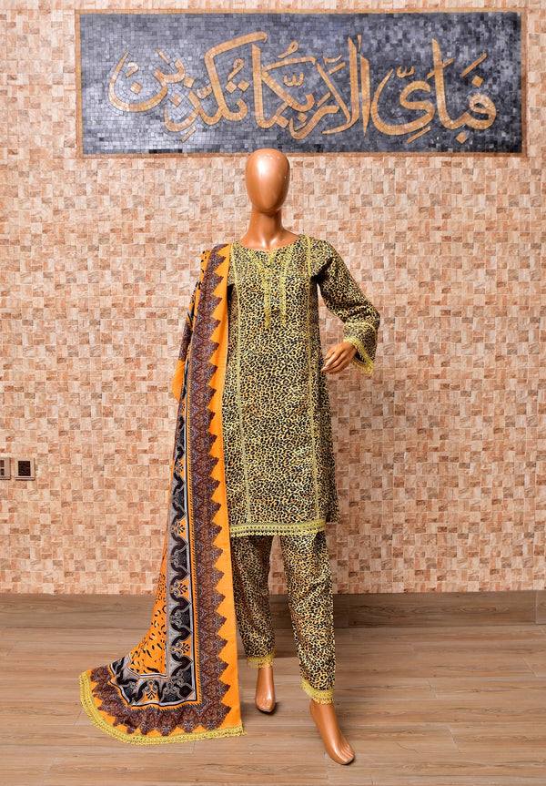 3PC Allover Viscose Winter Collection Price of 7 Dress ( 1 Set )