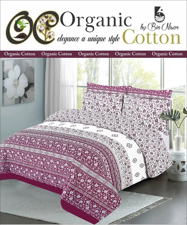 Organic Cotton By BinNisar Bedsheets Price of 5 Bedding ( 1 Set )