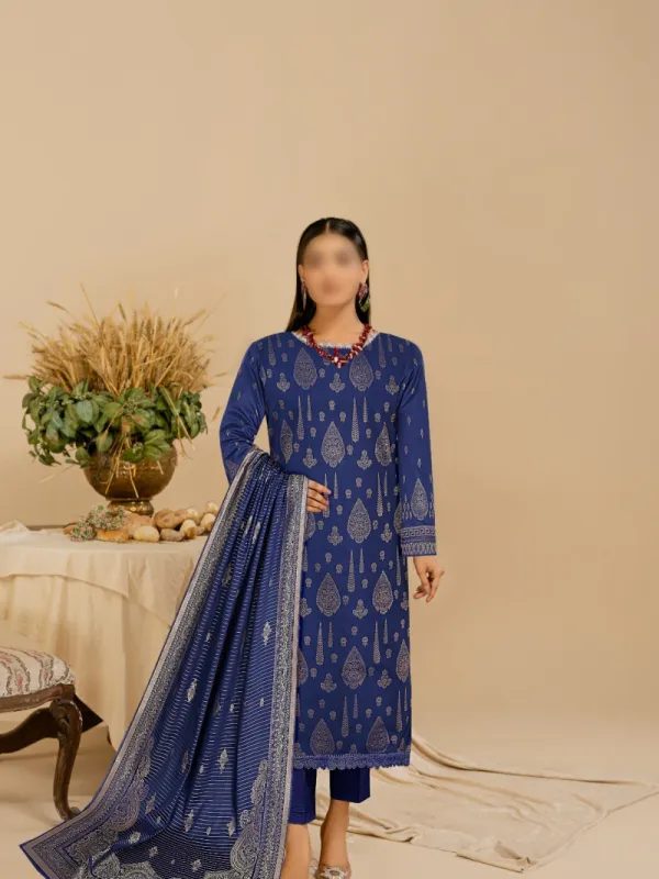 3PC SAYA Barosha Collection | Bin Nisar Pakistani Clothing