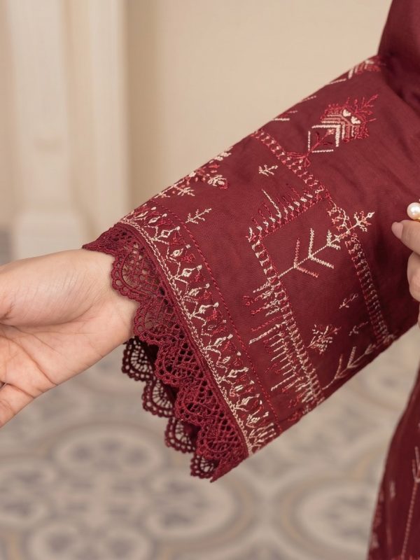3PC Embroidery Lawn With Voil Emb Dupatta | Summer Collection | View | Bin Nisar Pakistani Clothing