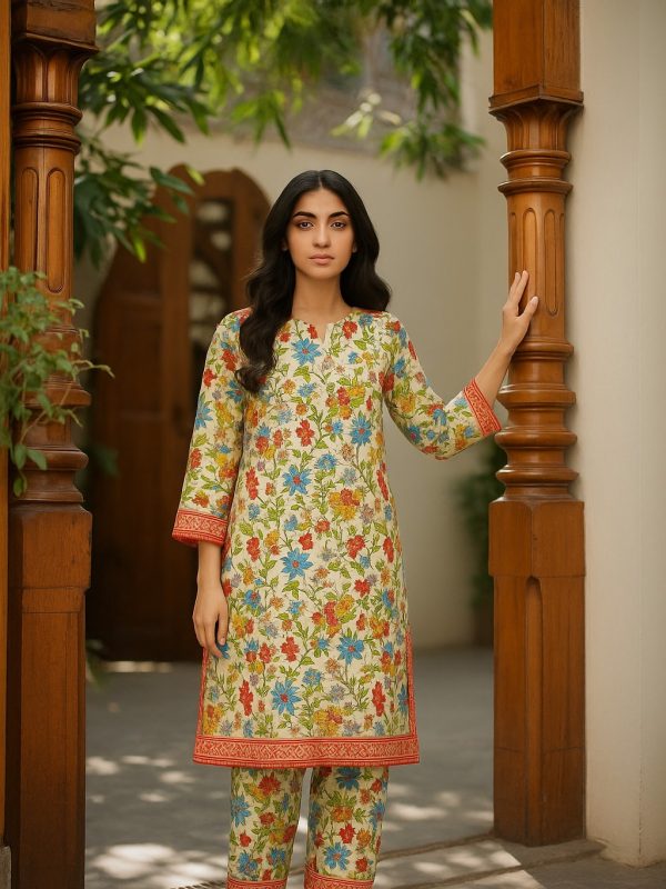 2PC Bana Dora Allover Lawn | Summer Collection | Bin Nisar Pakistani Clothing