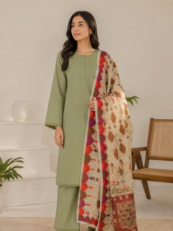 3PC Lawn With Print Dupatta | Summer Collection | Bin Nisar Pakistani Clothing