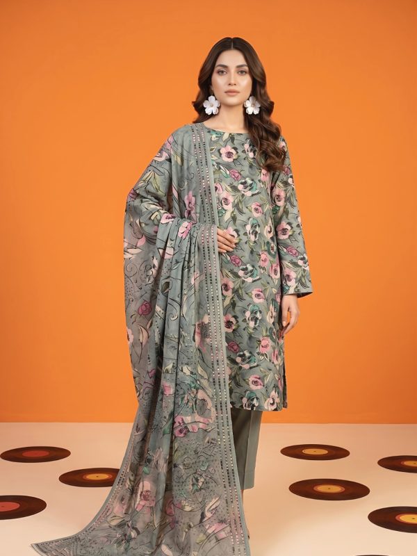 3PC Crystal Lawn By Bin Nisar | Summer Collection | Bin Nisar Pakistani Clothing