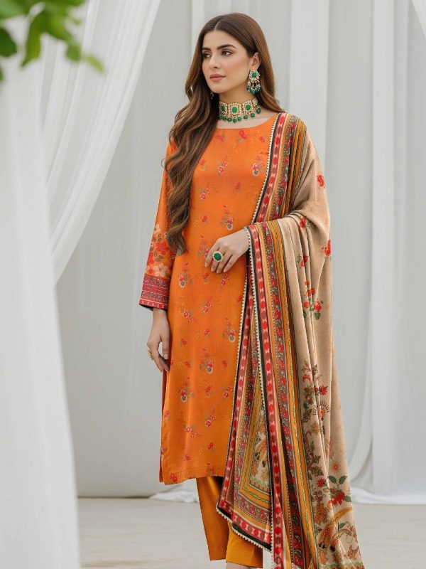 3PC Anarkali Allover Printed Lawn | Bin Nisar Pakistani Clothing
