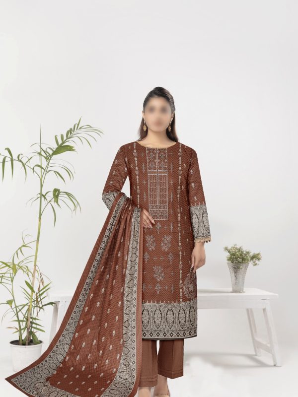 3PC Embroidery Cotton | Summer Collection | Bin Nisar Pakistani Clothing