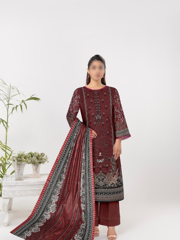 3PC Embroidery Cotton | Summer Collection | Bin Nisar Pakistani Clothing