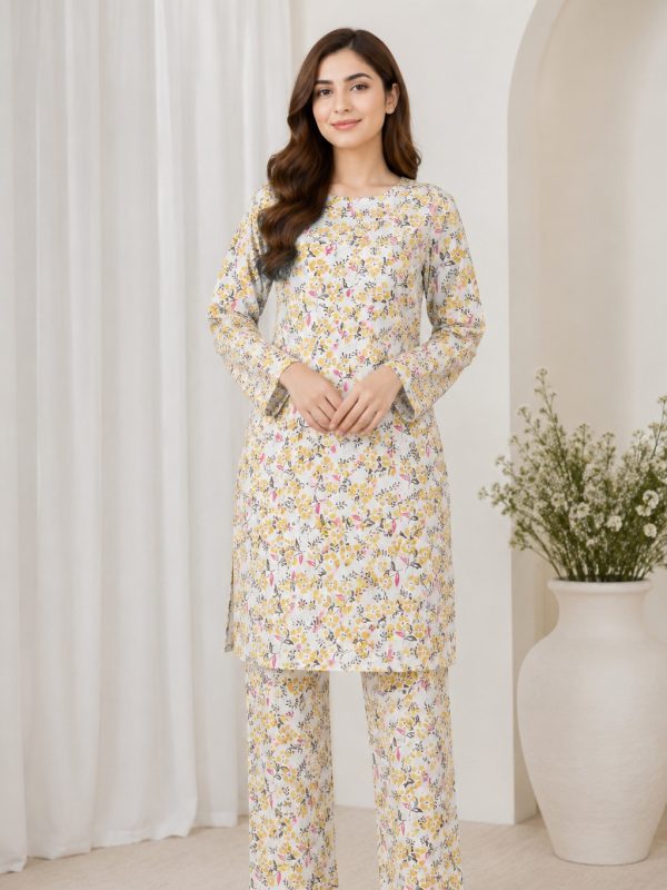 2pc Allover lawn | Summer Collection | Bin Nisar Pakistani Clothing