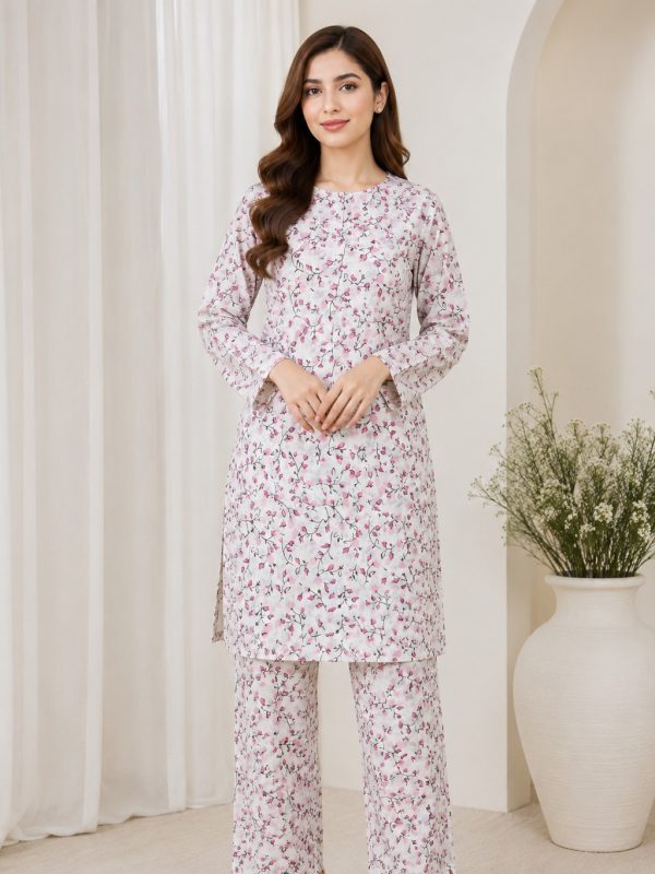 2pc Allover lawn | Bin Nisar Pakistani Clothing