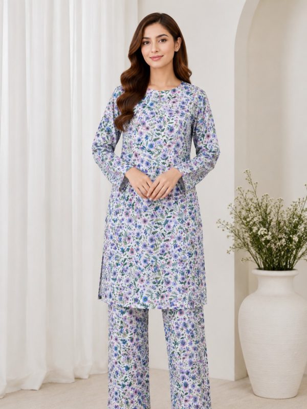 2pc Allover lawn | Bin Nisar Pakistani Clothing