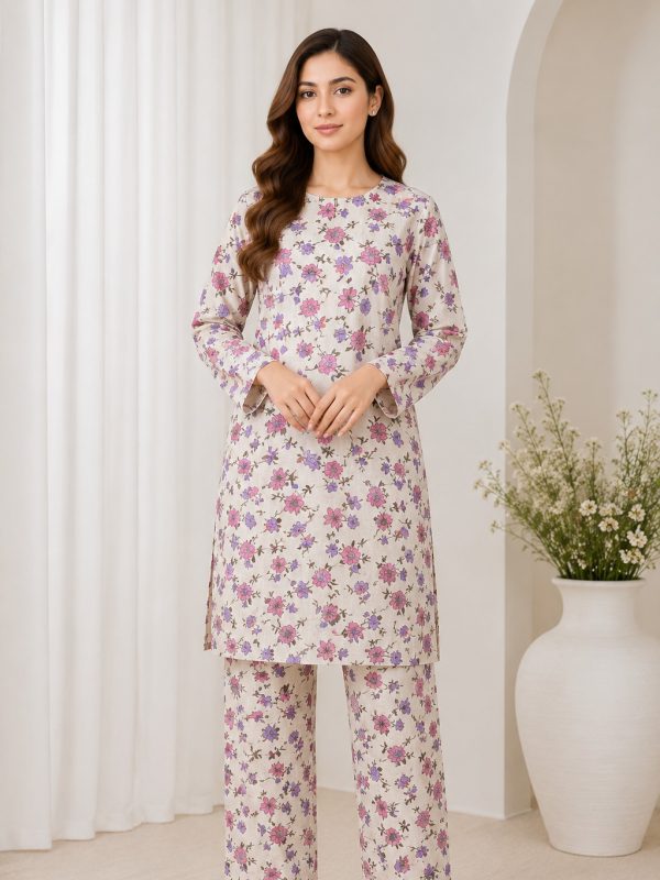 2pc Allover lawn | Bin Nisar Pakistani Clothing