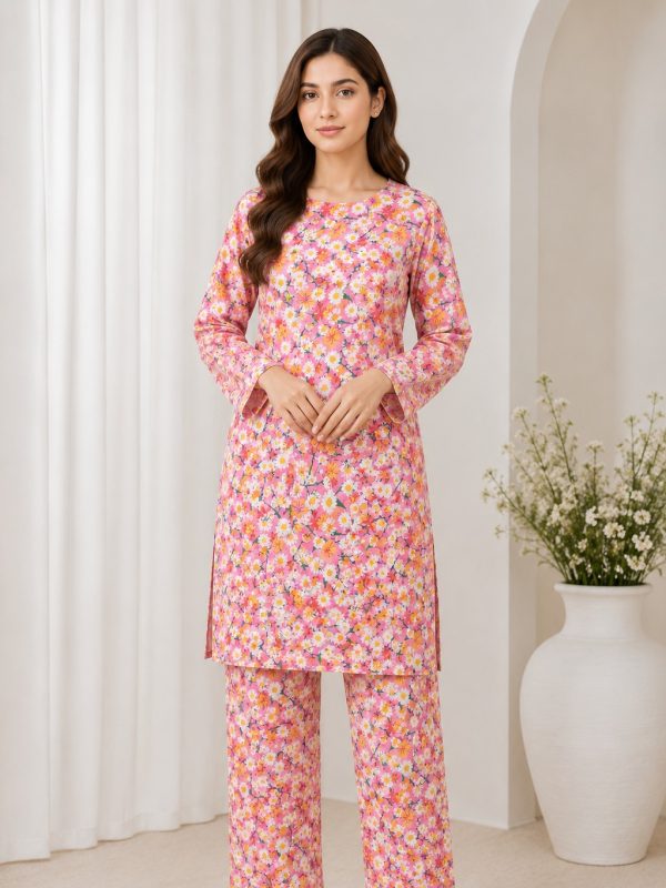2pc Allover lawn | Bin Nisar Pakistani Clothing