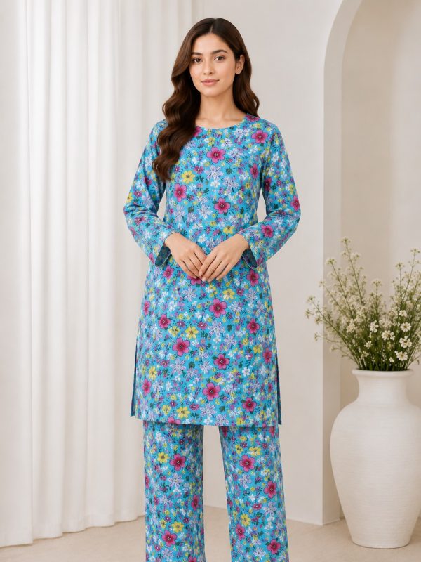 2pc Allover lawn | Bin Nisar Pakistani Clothing