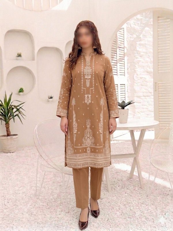 2PC Banarsi Lawn | Bin Nisar Pakistani Clothing
