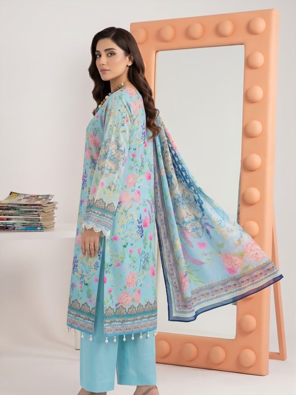 3PC Crystal Embroidered Lawn | Summer Collection | View | Bin Nisar Pakistani Clothing