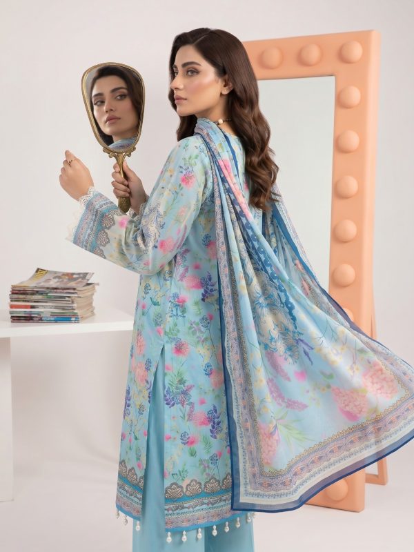 3PC Crystal Embroidered Lawn | Summer Collection | View | Bin Nisar Pakistani Clothing