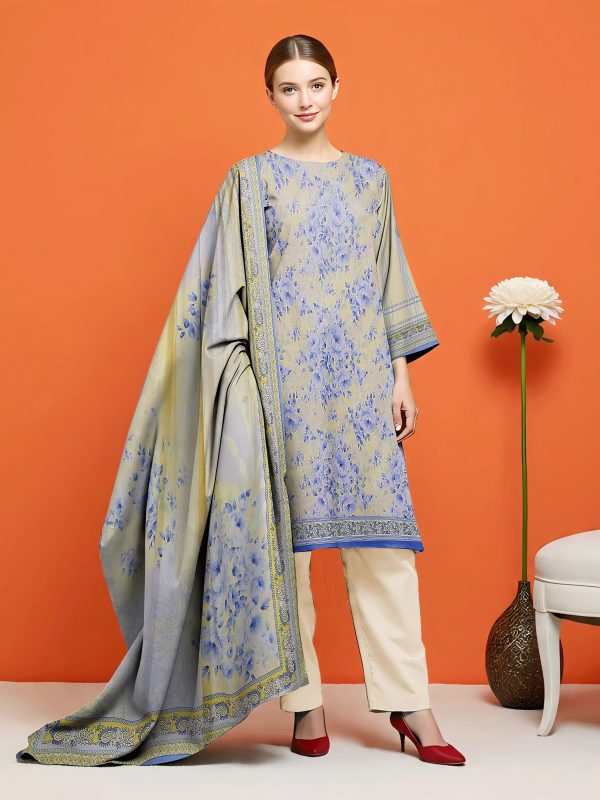 3PC Luxury Karandi | Bin Nisar Pakistani Clothing