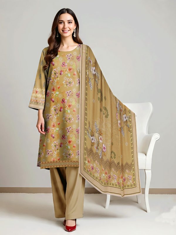 3PC Luxury Karandi | Bin Nisar Pakistani Clothing