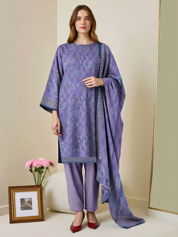 3PC Luxury Karandi | Bin Nisar Pakistani Clothing