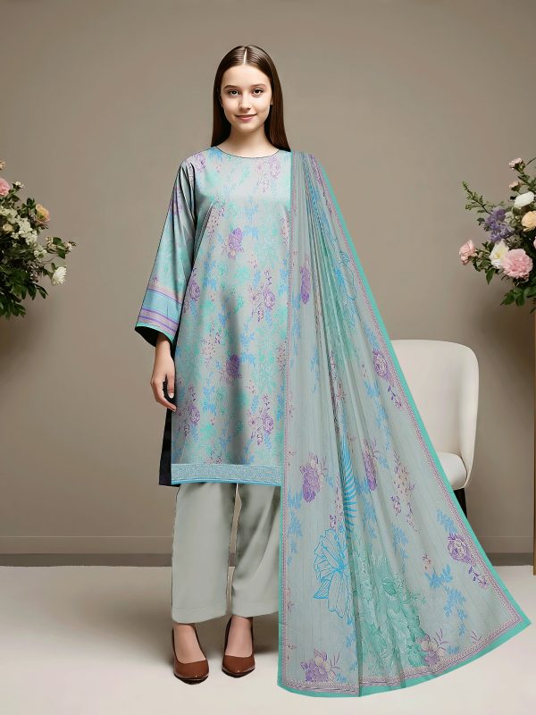 3PC Luxury Karandi | Bin Nisar Pakistani Clothing