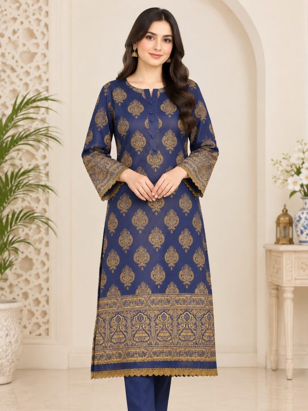 2PC LINEN STITCHED SUIT | Winter Collection | Bin Nisar Pakistani Clothing